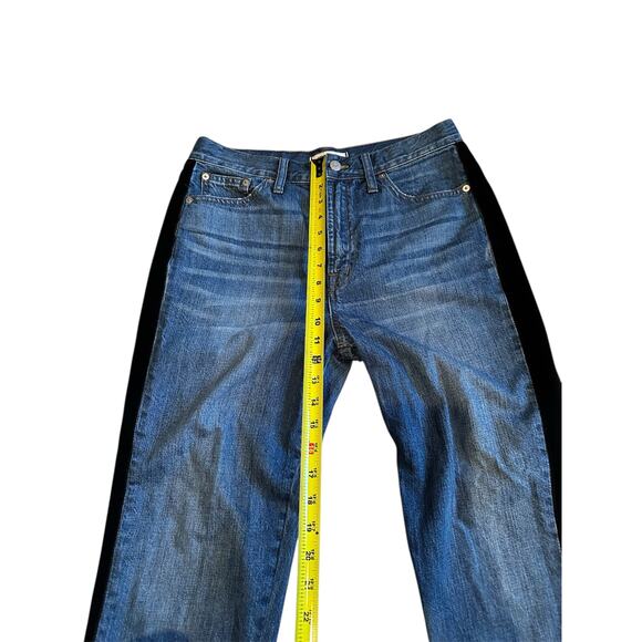 Madewell Blue Straight Leg Jeans - Picture 9 of 14